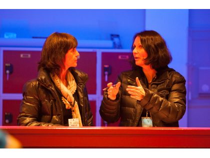 PHOTOS 2012 Dominique Ayasse et Valerie Bonfe a l  accueil.JPG